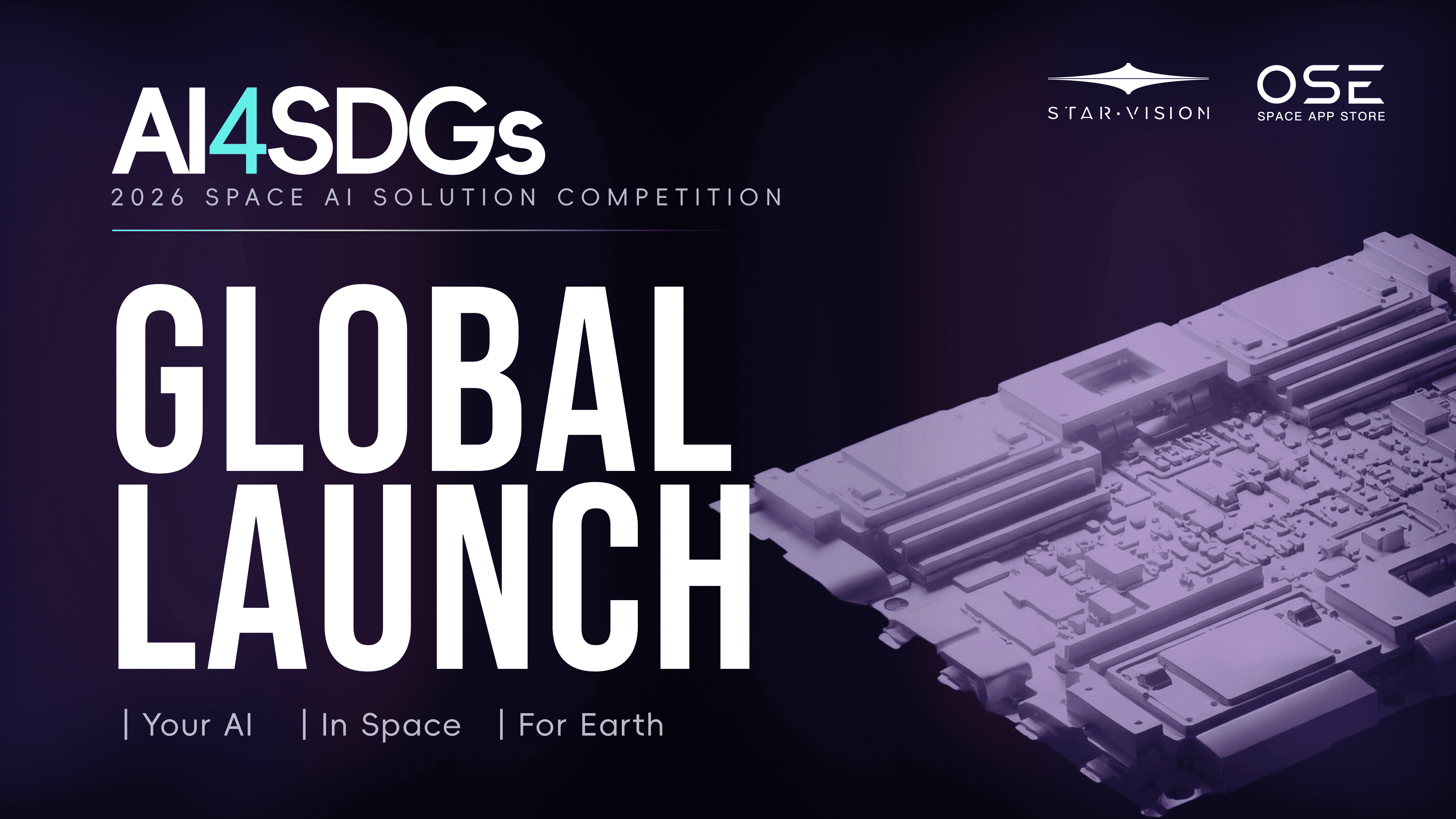 Here Comes AI4SDGs 2026 Space AI Solution Competition!